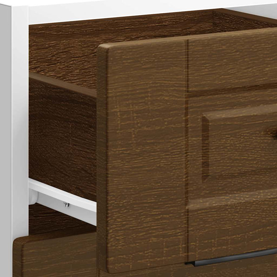 Keuken onderkast Porto bewerkt hout bruin eikenkleur