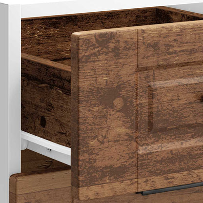 Keuken onderkast Porto bewerkt hout oud houtkleurig