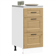 Base cabinet Porto treated wood artisan oak color