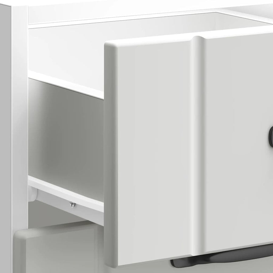 Keuken onderkast Lucca bewerkt hout wit