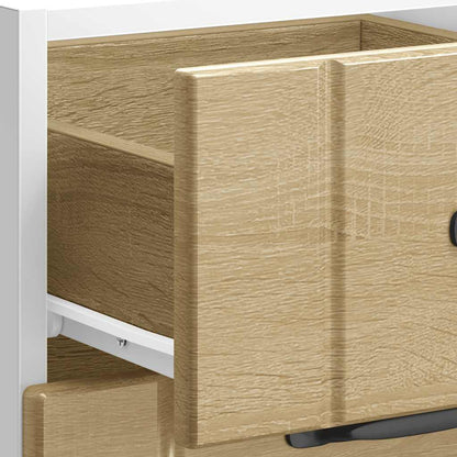 Keuken onderkast Lucca bewerkt hout sonoma eikenkleurig