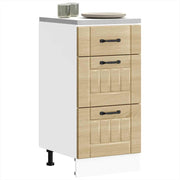 Base cabinet Lucca treated wood Sonoma oak color