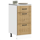 Base cabinet Lucca treated wood artisan oak color