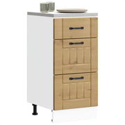 Base cabinet Lucca treated wood artisan oak color