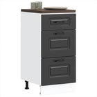 Base Cabinet "Kalmar" Black Treated Wood