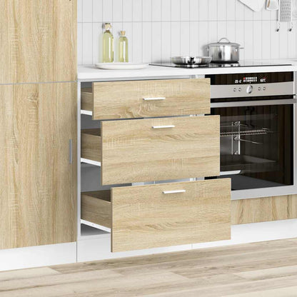 Onderkast Lyon bewerkt hout sonoma eikenkleurig