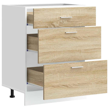 Onderkast Lyon bewerkt hout sonoma eikenkleurig
