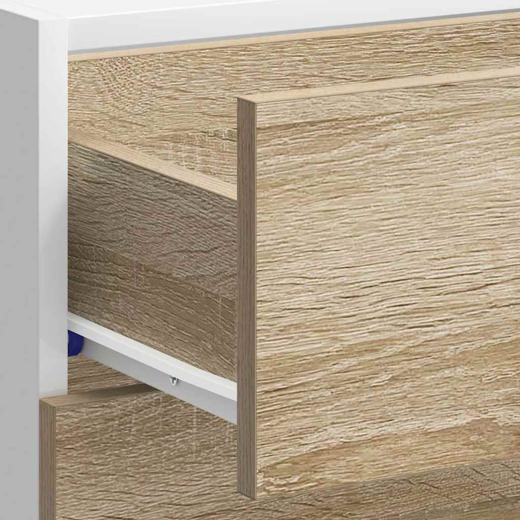 Onderkast Lyon bewerkt hout sonoma eikenkleurig