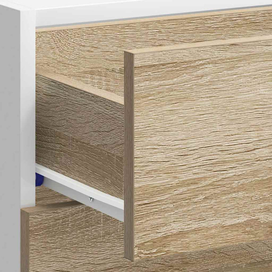Onderkast Lyon bewerkt hout sonoma eikenkleurig