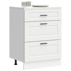 Base Cabinet Porto Distressed Wood White