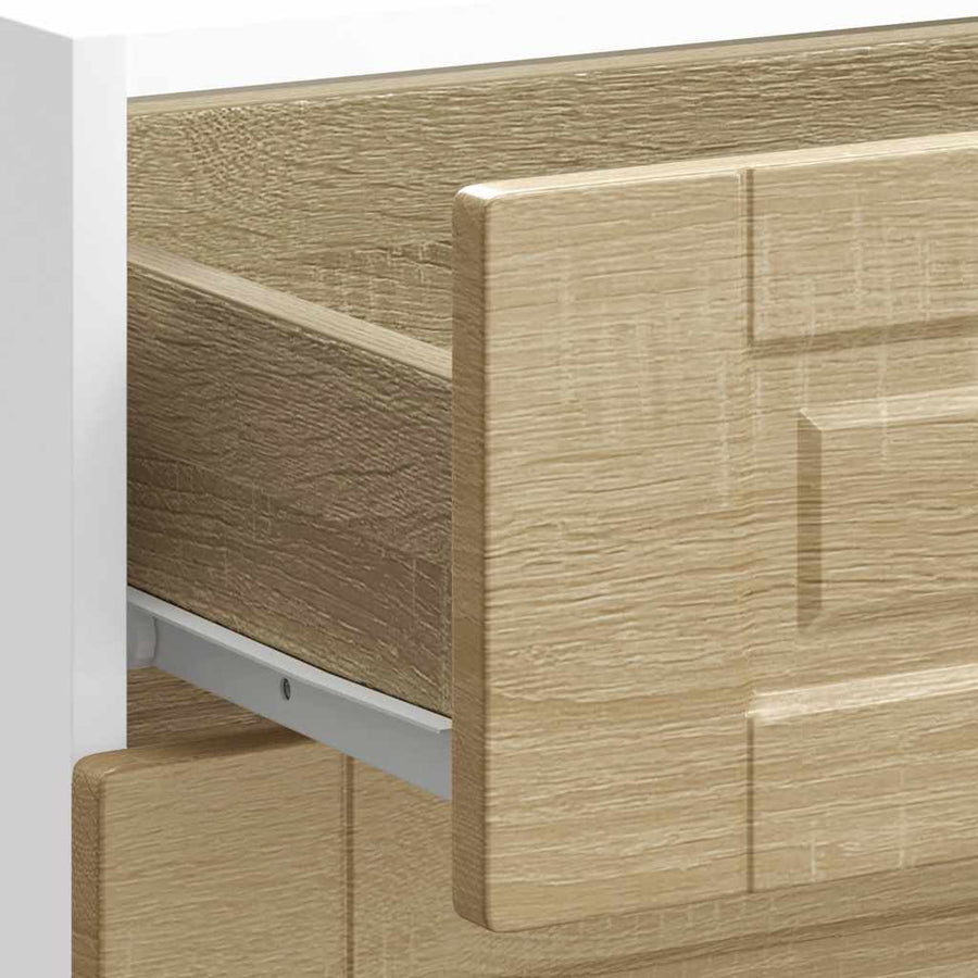 Keuken onderkast Porto bewerkt hout sonoma eikenkleurig