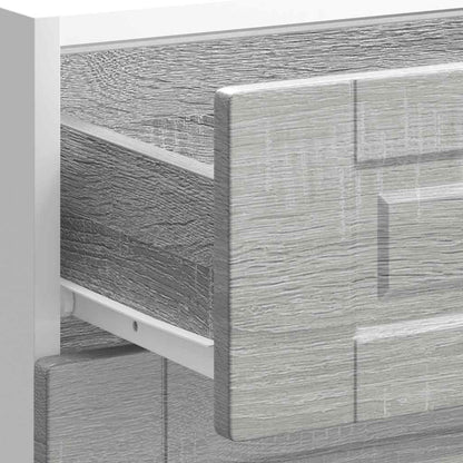 Keuken onderkast Porto bewerkt hout grijs sonoma eiken
