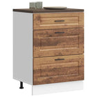 Onderkast Porto 60x46x81.5 cm bewerkt hout oud houtkleurig