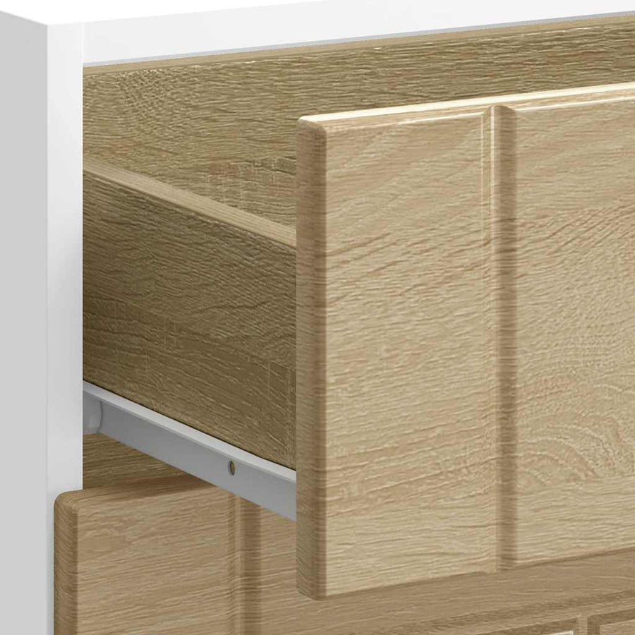 Keuken onderkast Lucca bewerkt hout sonoma eikenkleurig