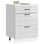 Keukenkast onderkast 60x46x81.5 cm hoogglans wit