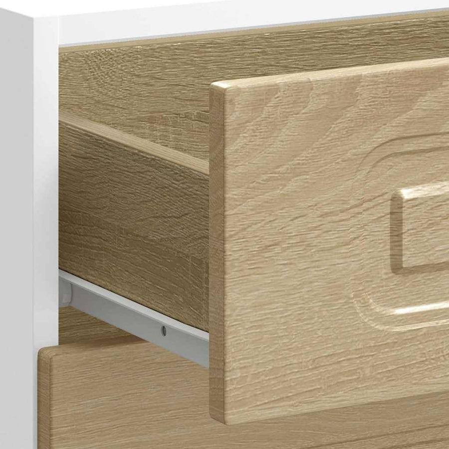 Keuken onderkast Kalmar bewerkt hout sonoma eikenkleurig