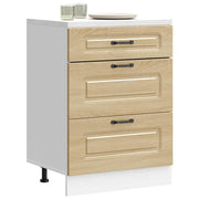 Base cabinet Kalmar treated wood Sonoma oak effect