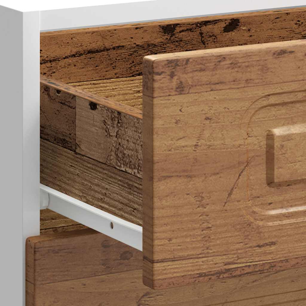 Keuken onderkast Kalmar bewerkt hout oud houtkleurig