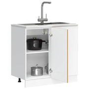 Base cabinet Lyon treated wood artisanal oak colour