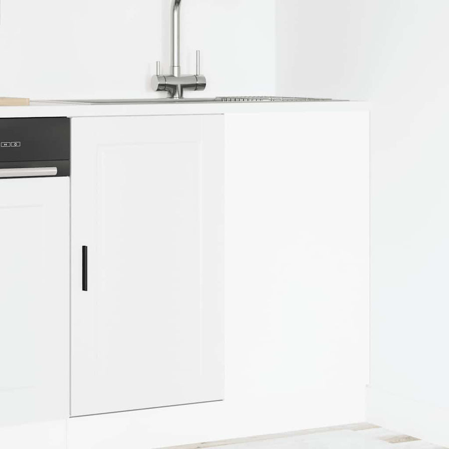 Keuken onderkast Porto bewerkt hout wit