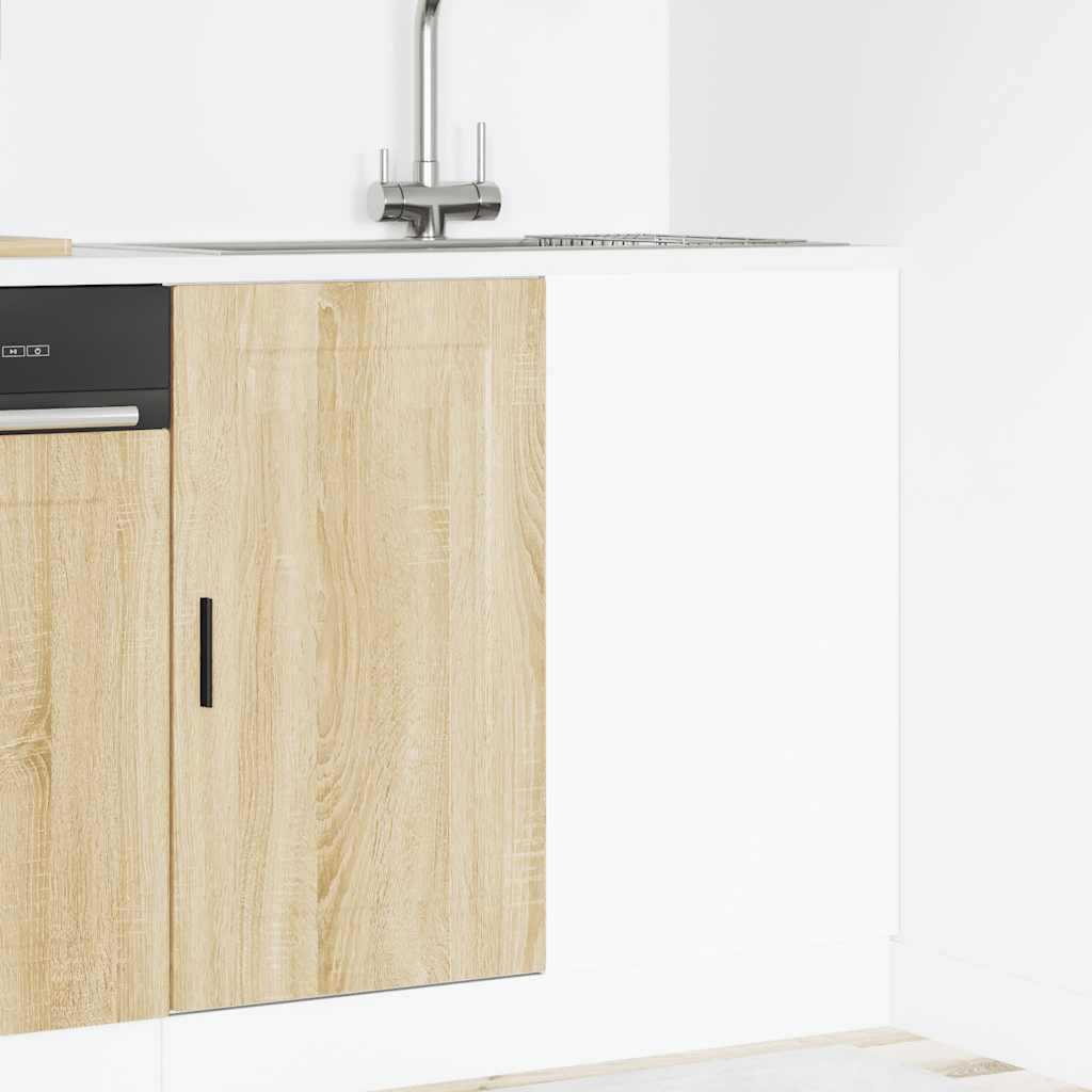 Keuken onderkast Porto bewerkt hout sonoma eikenkleurig