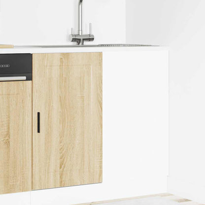Keuken onderkast Porto bewerkt hout sonoma eikenkleurig