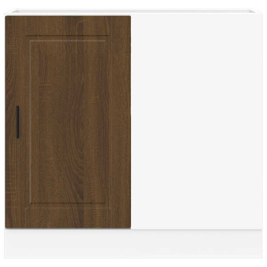 Keuken onderkast Porto bewerkt hout bruin eikenkleur