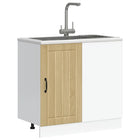 Base cabinet Lucca treated wood Sonoma oak color