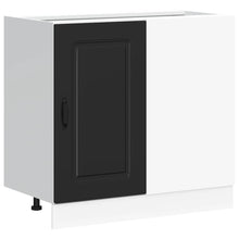Keuken onderkast Kalmar bewerkt hout zwart