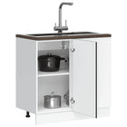 Base Cabinet "Kalmar" Black Treated Wood