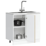Keukenonderkast Kalmar 86x46x81.5 cm bewerkt hout sonoma eiken