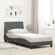 Bedframe 80x200 cm stof donkergrijs