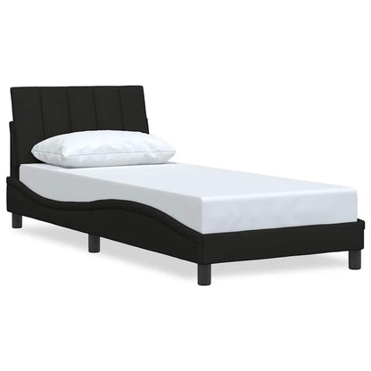 Bedframe zonder matras 80x200 cm stof zwart