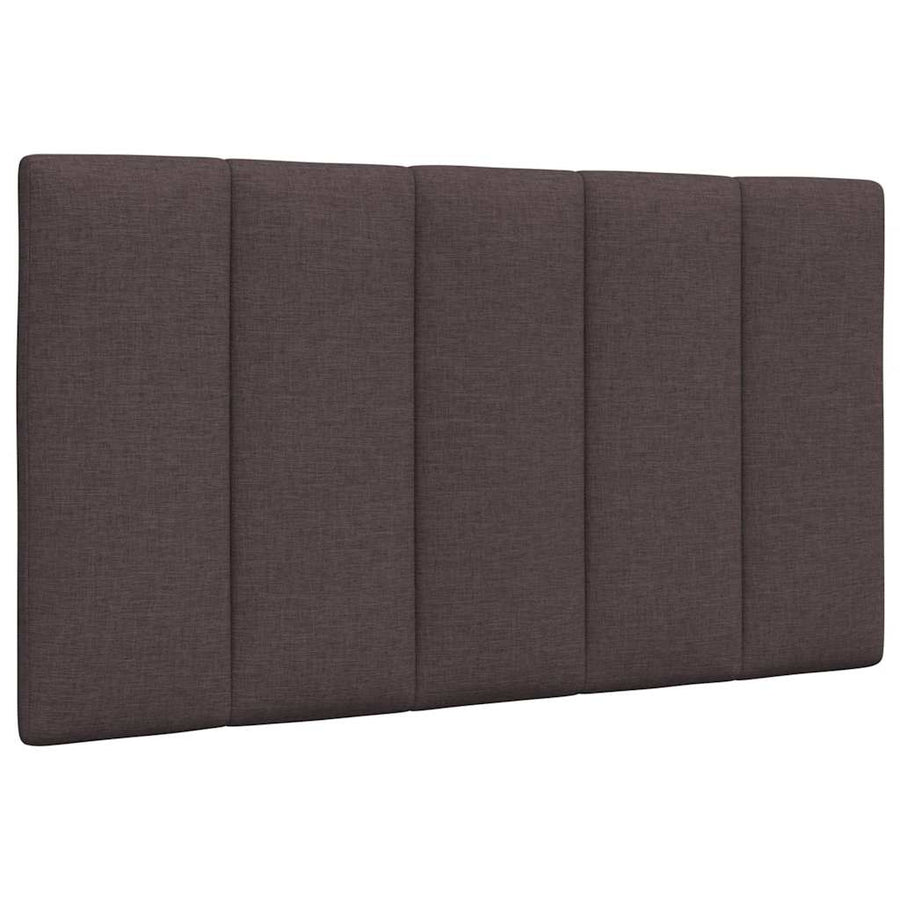Bedframe Zonder Matras Stof 80 x 200 cm Donkerbruin