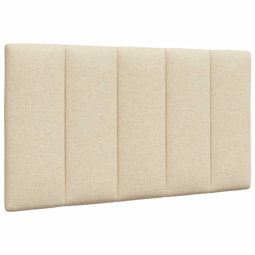 Bedframe zonder matras "Hanko" 90x190 cm stof crèmekleurig