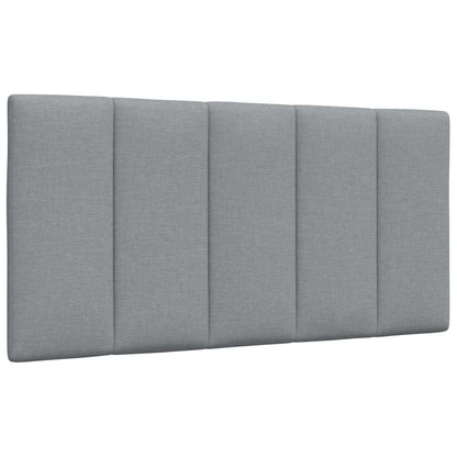 Bedframe zonder matras 100x200 cm stof lichtgrijs