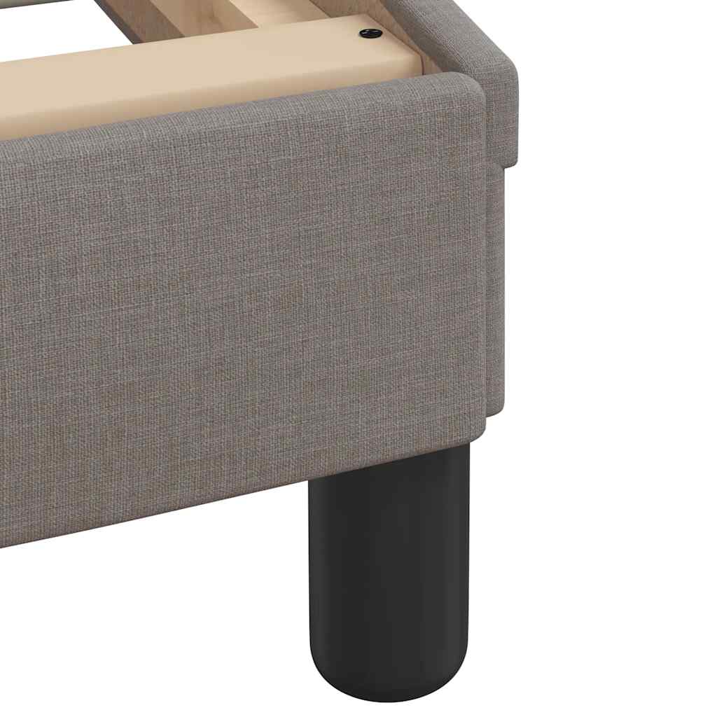 Bedframe zonder matras "Hanko" 100x200 cm stof taupe