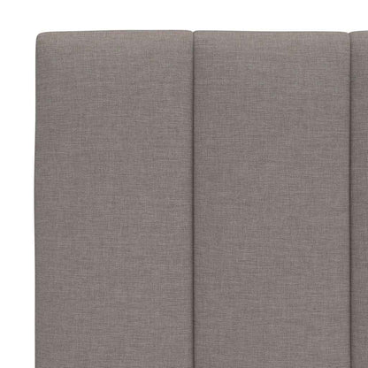 Bedframe zonder matras "Hanko" 100x200 cm stof taupe
