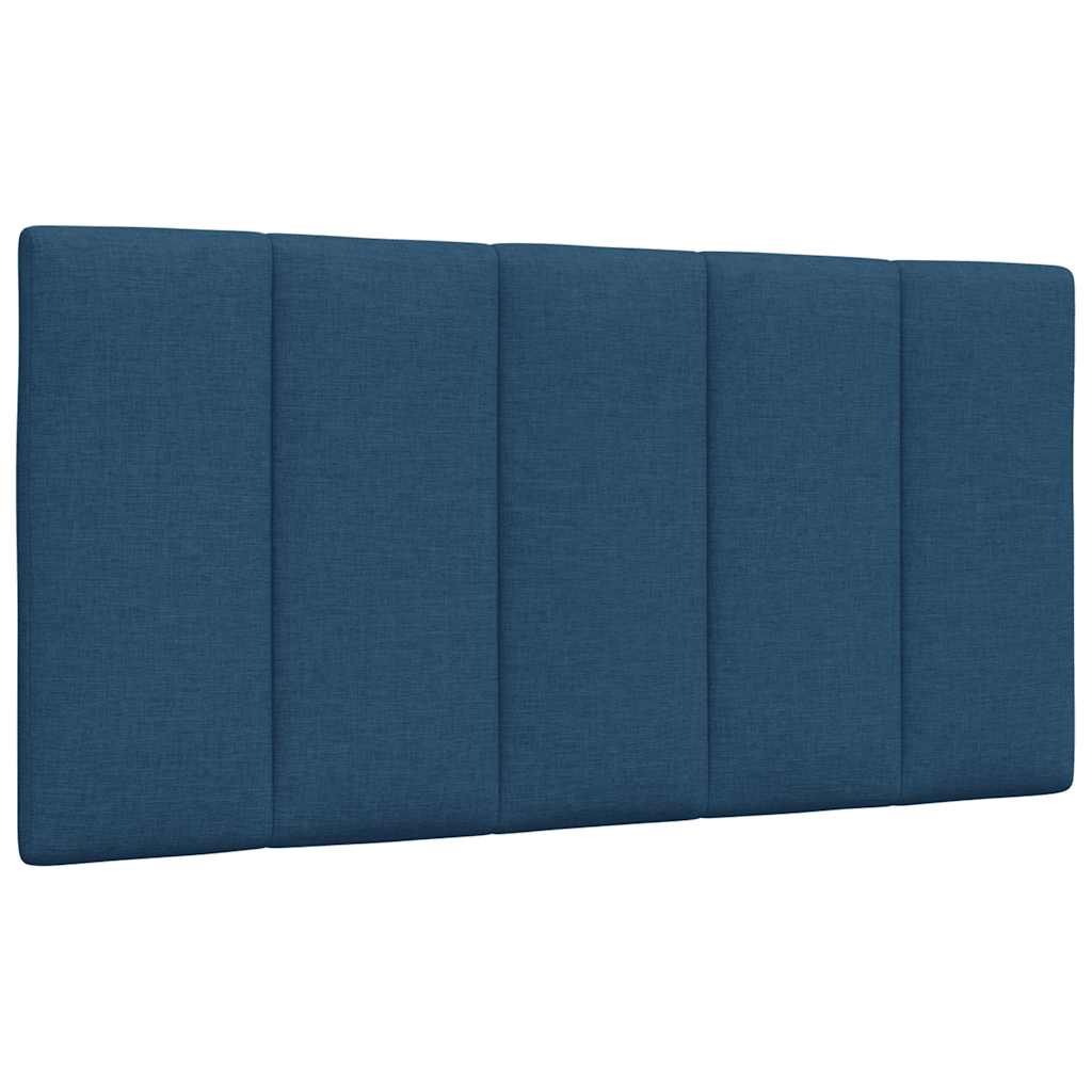 Bedframe zonder matras 100x200 cm stof blauw