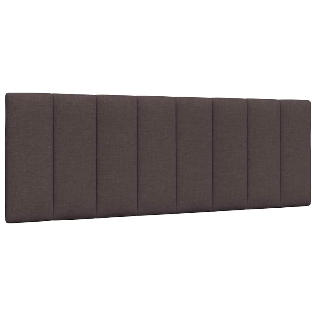 Bedframe zonder matras 120x200 cm stof donkerbruin