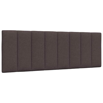 Bedframe zonder matras 120x200 cm stof donkerbruin