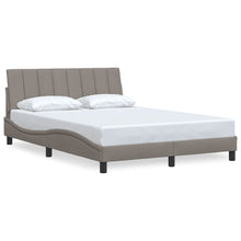 Bedframe zonder matras "Hanko" 120x200 cm stof taupe