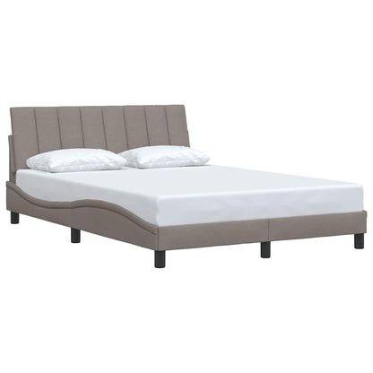 Bedframe zonder matras "Hanko" 120x200 cm stof taupe