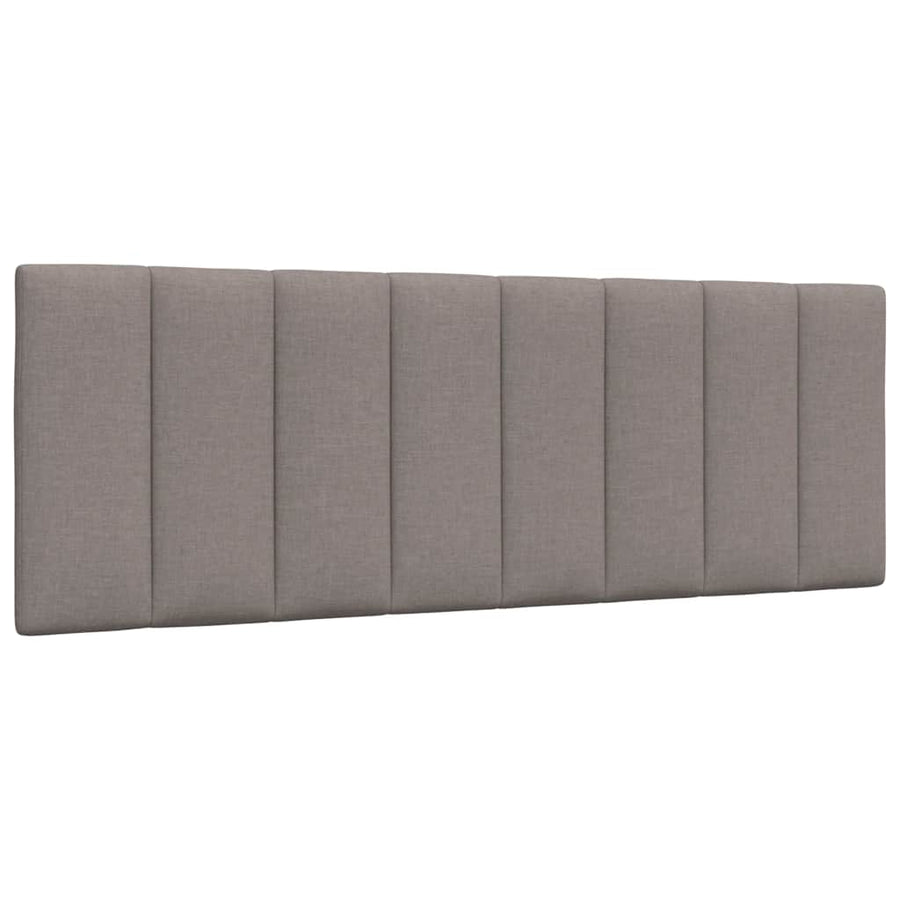 Bedframe Zonder Matras Stof 140 x 190 cm Taupe