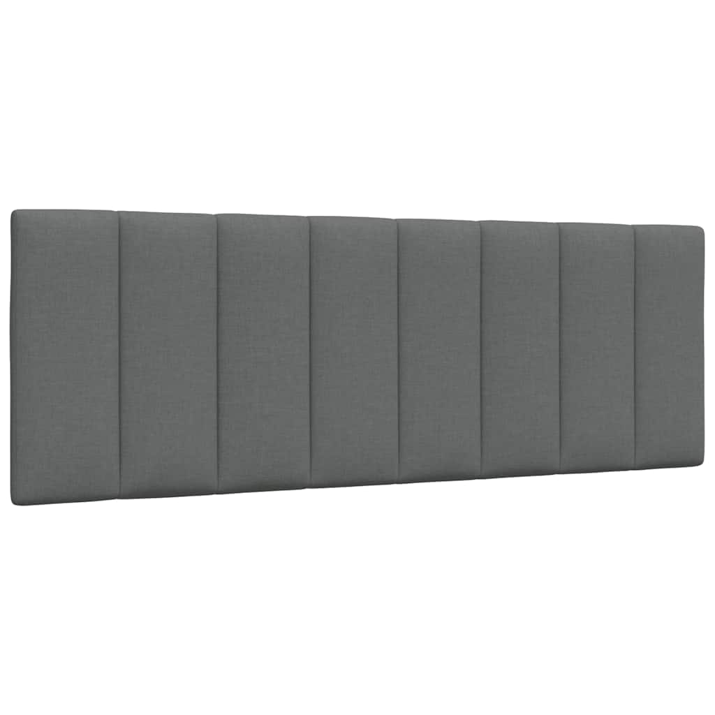 Bedframe zonder matras stof donkergrijs 140x200 cm