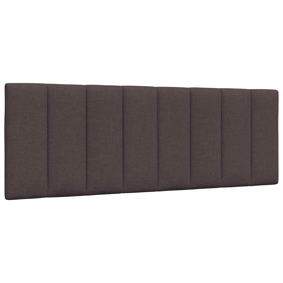 Bedframe zonder matras "Hanko" stof donkerbruin 140x200 cm