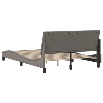Bedframe Zonder Matras Stof 140 x 200 cm Taupe