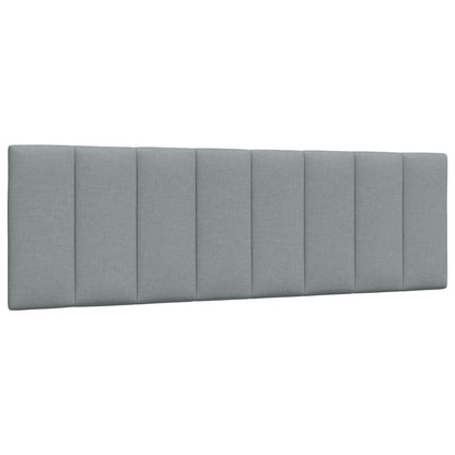 Bedframe zonder matras stof lichtgrijs 160x200 cm