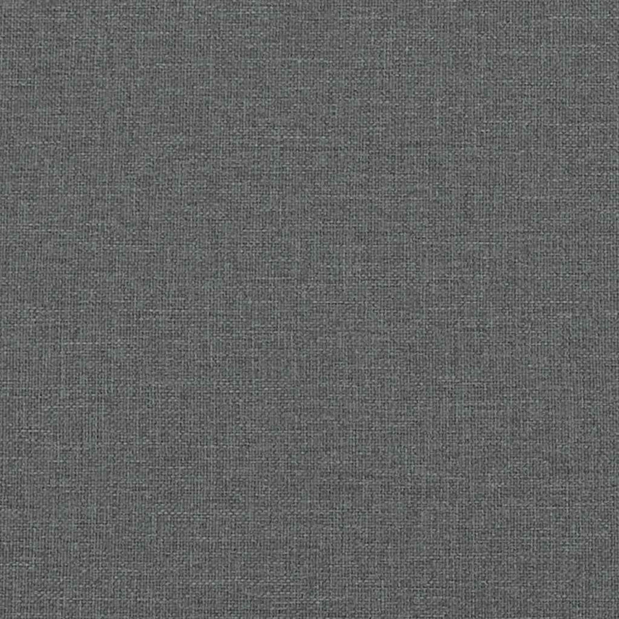 Bedframe zonder matras stof donkergrijs 160x200 cm