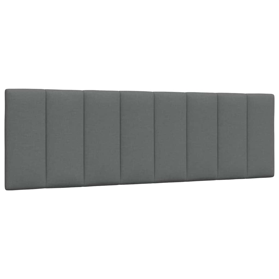 Bedframe zonder matras stof donkergrijs 160x200 cm